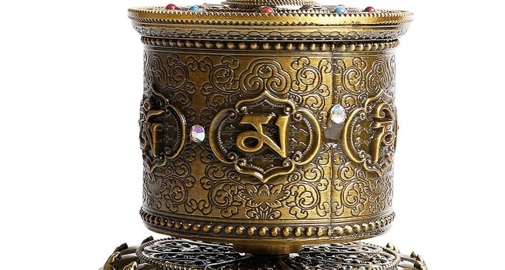 Rueda de Oración Tibetana, Rueda de Oración Budista, Rueda - Imagen 7