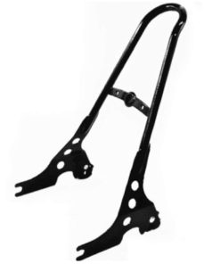 Respaldo para pasajero de una sola pieza en negro brillante