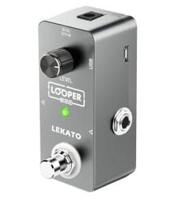 LEKATO Pedal de Efecto de Loop de Guitarra 5 Minutos de