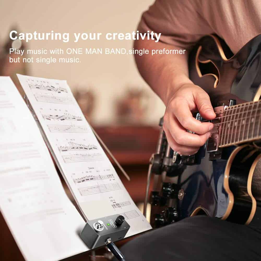 LEKATO Pedal de Efecto de Loop de Guitarra 5 Minutos de - Imagen 9