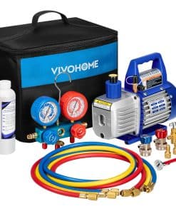 VIVOHOME 110V 1/4 HP 3.5CFM Bomba de Vacío de Paletas