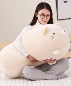 ERDAO Gran Cojín de Peluche para Gato Grande, Muñeco de