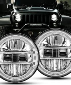 Faros Delanteros LED AUDEXEN Nuevos y Más Brillantes de 7