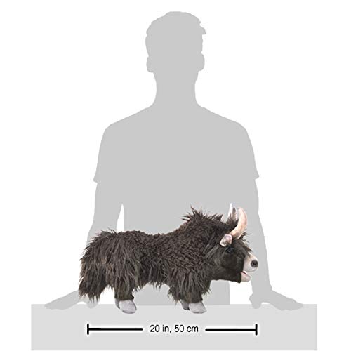 Títere de mano de Yak, Marrón, Crema, Negro - Imagen 4