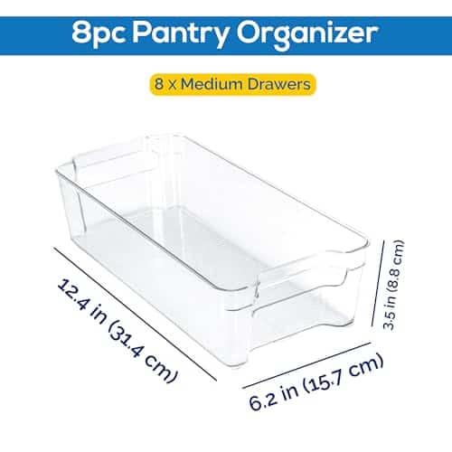 Organizadores de Refrigerador Utopia Home - Set de 8 Bins - Imagen 4