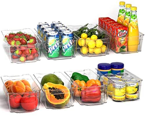 Organizadores de Refrigerador Utopia Home - Set de 8 Bins