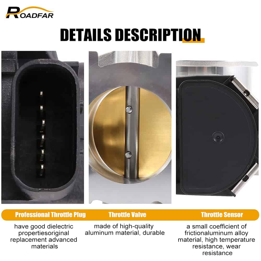 Cuerpo del Acelerador Eléctrico 3.0l ROADFAR - Compatible - Imagen 4