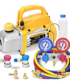 Kit de Manómetros y Bomba de Vacío FavorCOOL, 3 cfm 1/4 HP