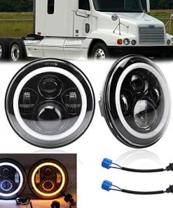 Par de Faros LED de 7 pulgadas Compatible con Jeep Wrangler