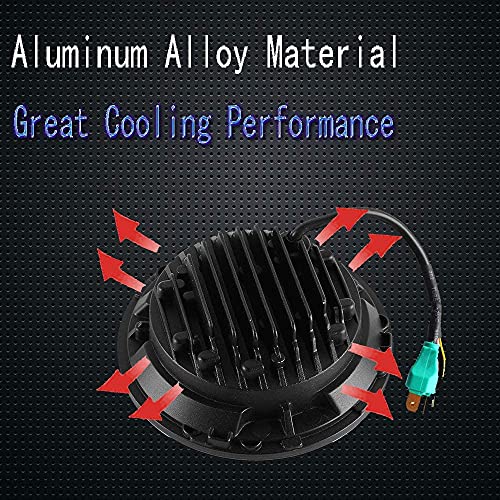 AMUNIESUN Compatible Con Hummer H1 H2 AM GENERAL Par Faro 7 - Imagen 6