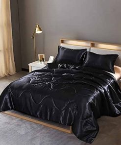 Set de Edredón de Satin Seda Lujo Ultra Suave Confortador