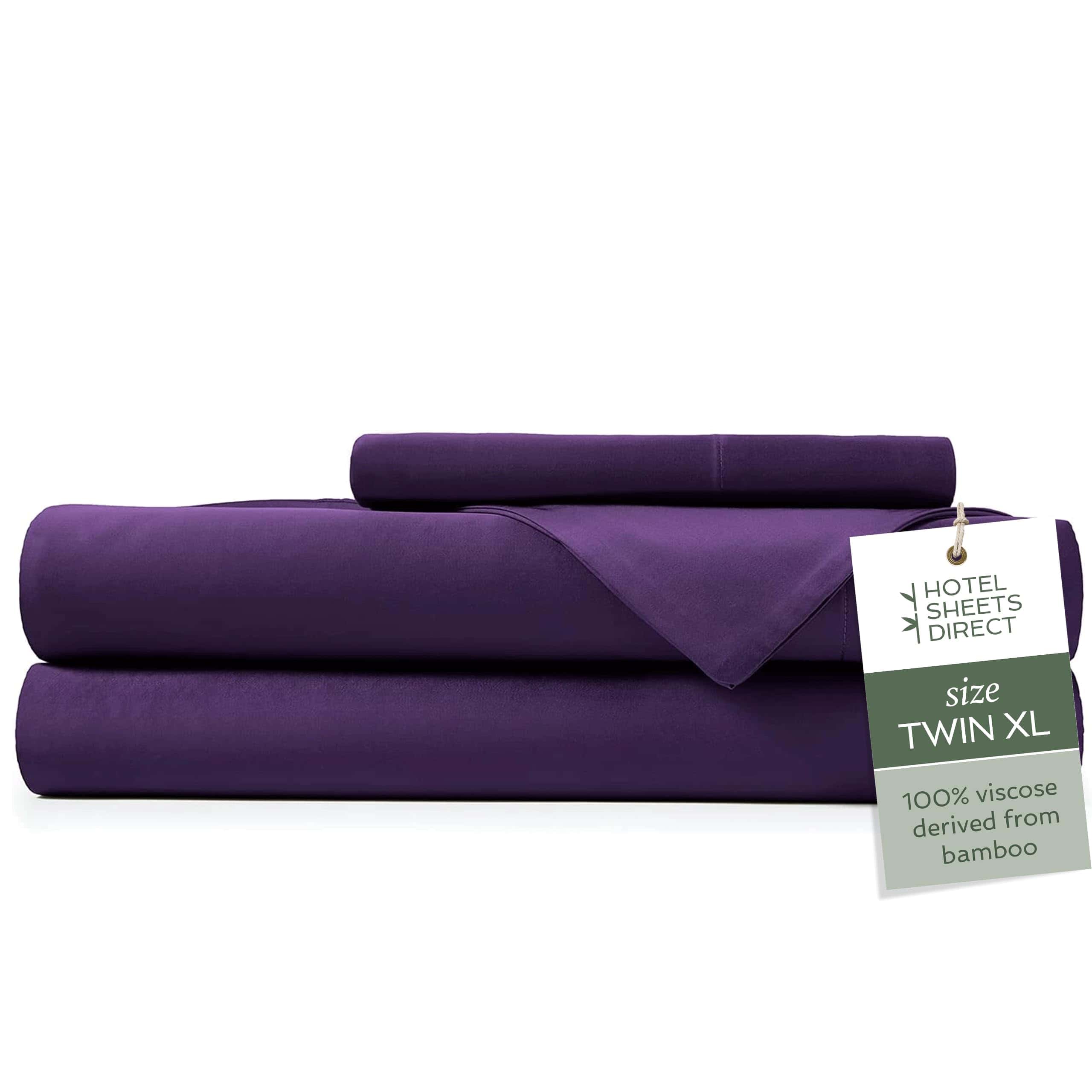 Juego de Sábanas de 3 Piezas Hotel Sheets -Purple