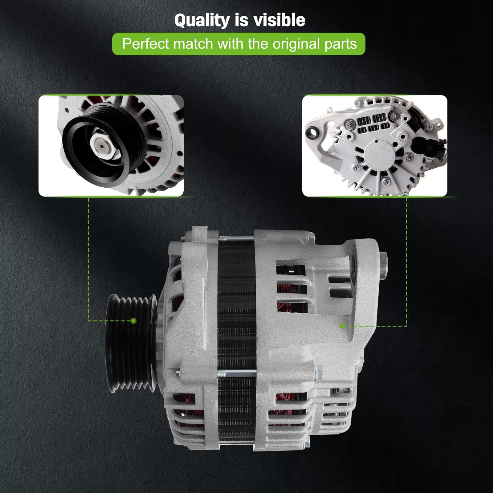 Alternadores SCITOO 13937 para Nissan Sentra 2002 2003 2004 - Imagen 6