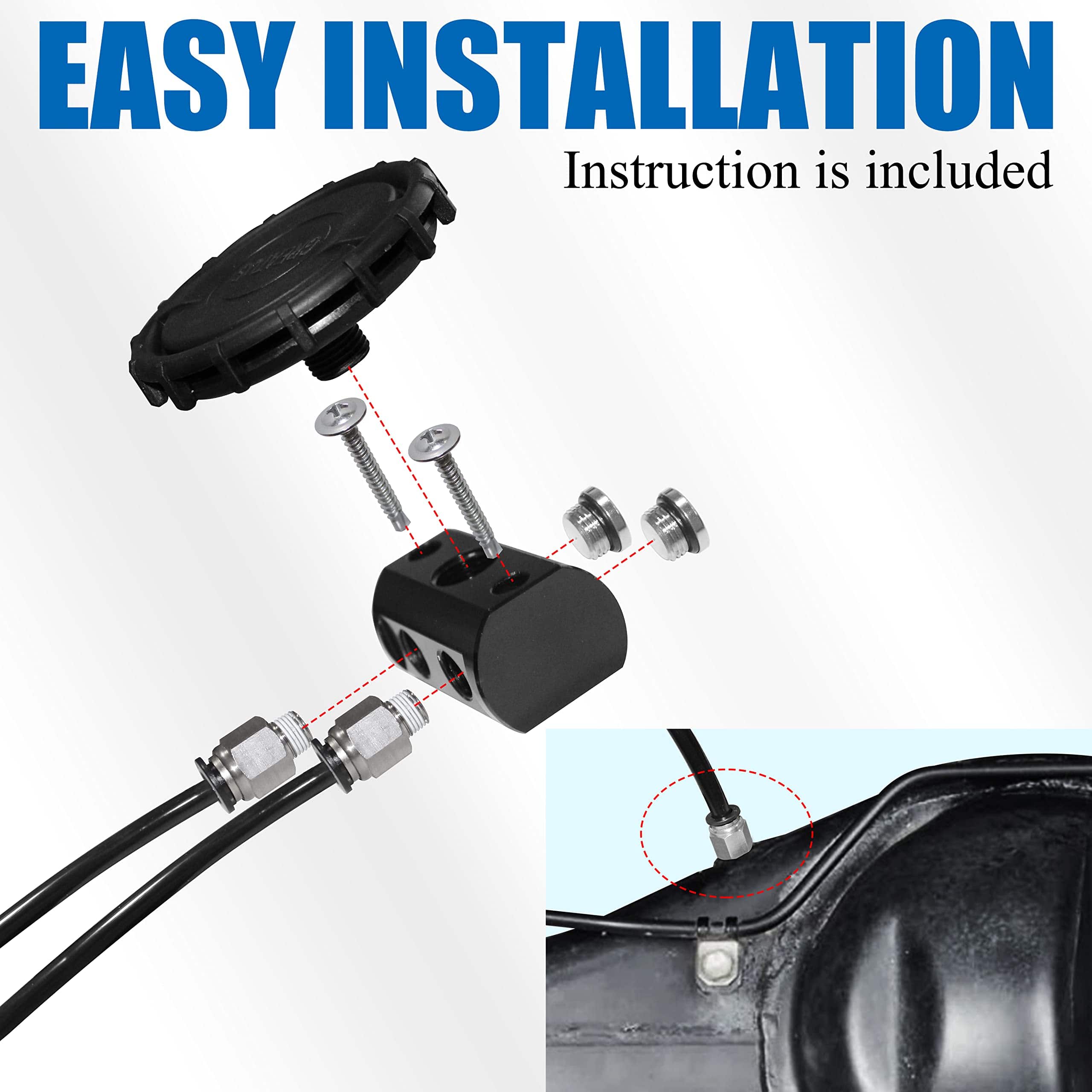 Sustitución del respiradero del eje diferencial para kit - Imagen 6