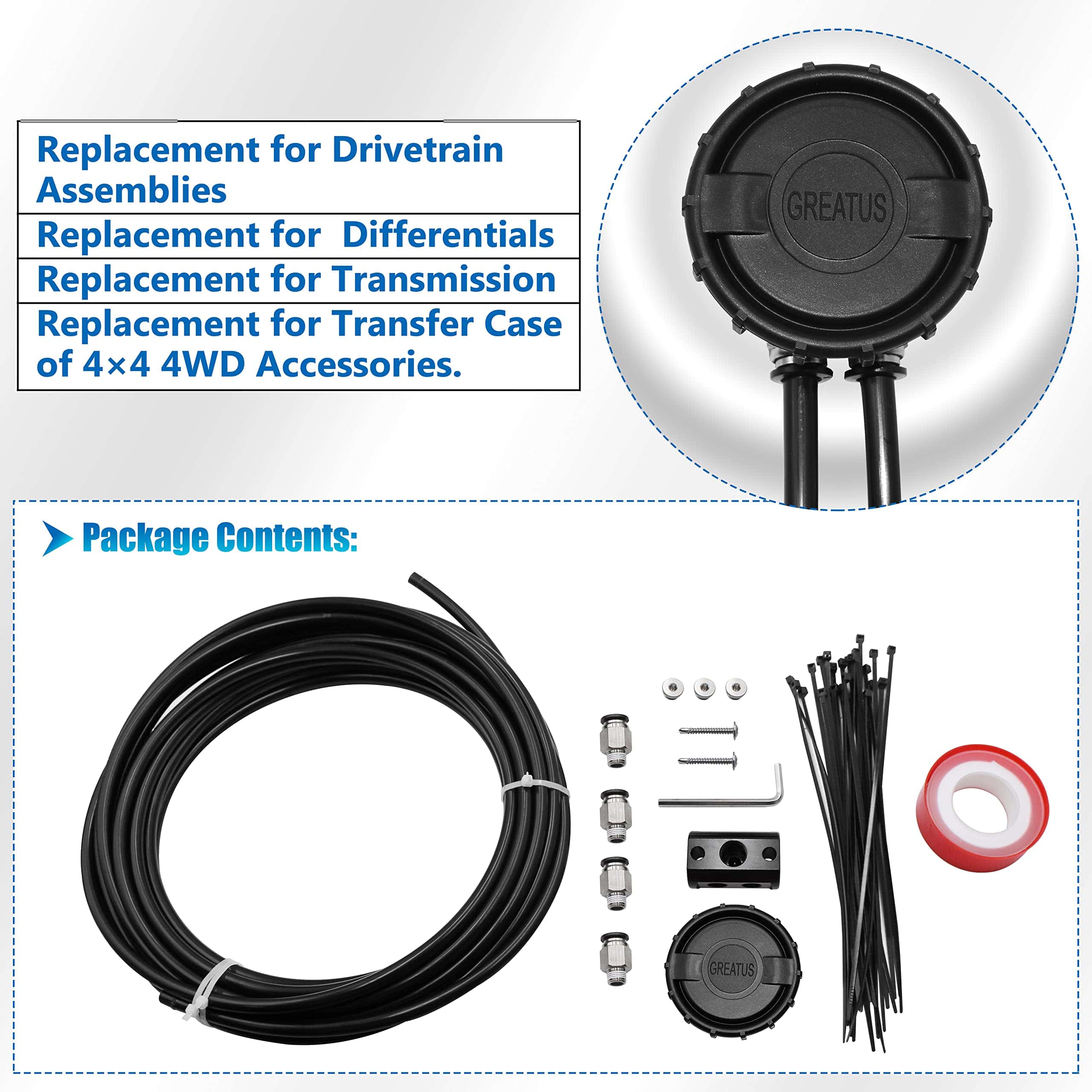 Sustitución del respiradero del eje diferencial para kit - Imagen 5