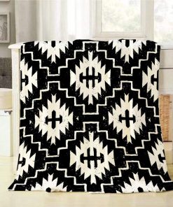 Manta Mugod Azteca Patrón Étnico con Motivos Indígenas