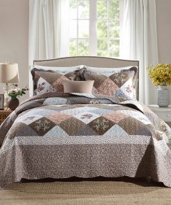 NEWLAKE Juego de Colcha y Cubrecamas Reversible con