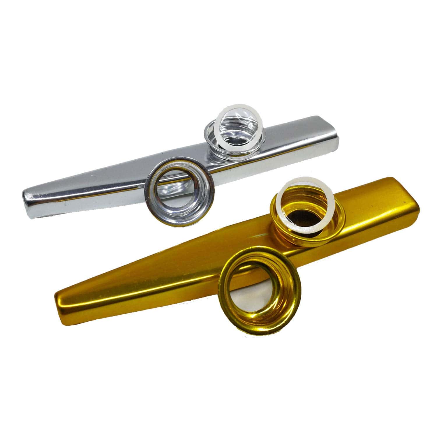 Fartime 26Pcs Metal Kazoos con 20Pcs Diafragmas de Flauta - Imagen 4