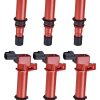ENA 6 Paquete de Bobinas de Encendido Rojas para 3.7 V6