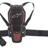Alpinestars Nucleon Kr-1 Cell Transparente Humo Rojo/Negro,
