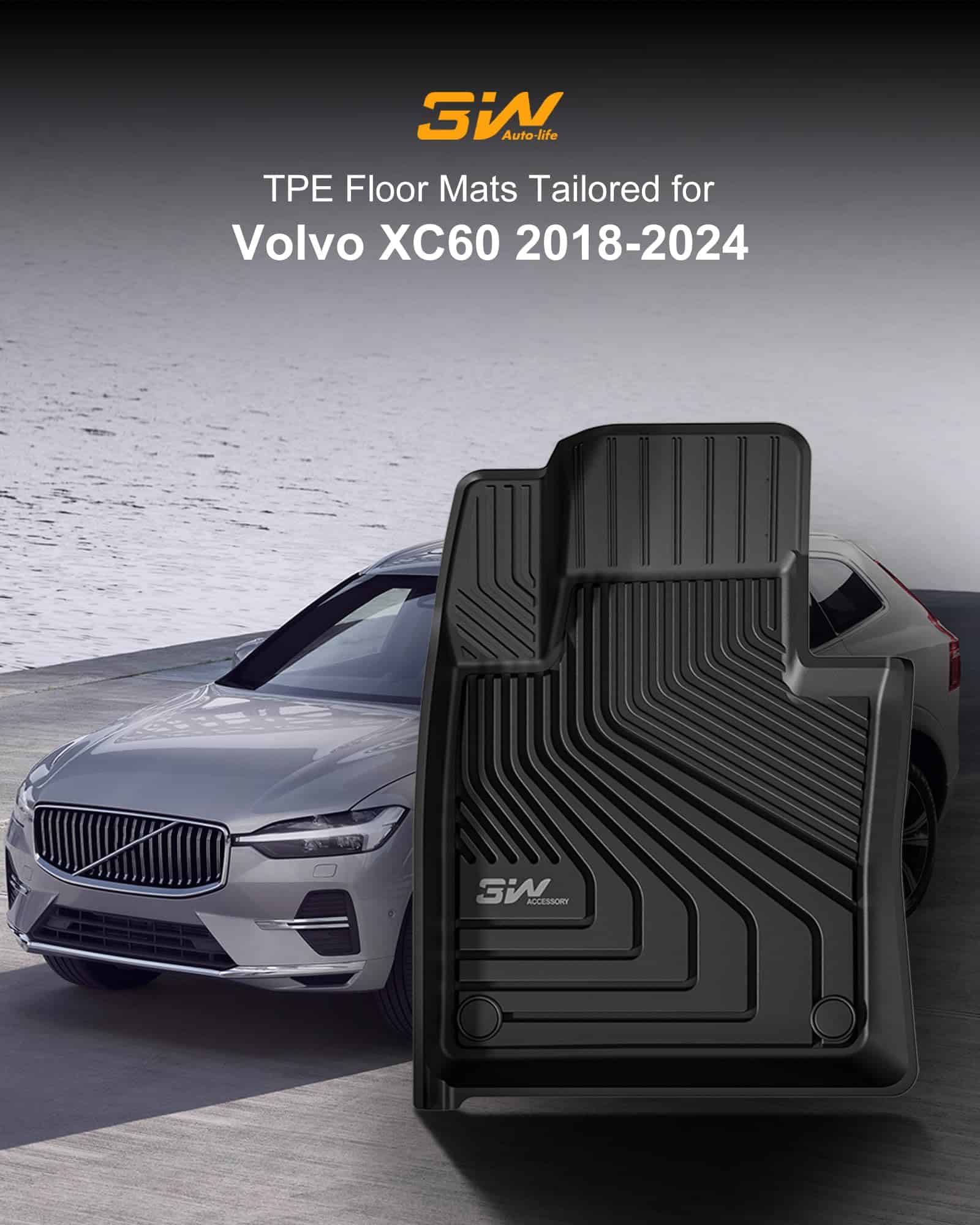 Tapetes de Piso 3W Fit Volvo XC60 2018-2024 (No para - Imagen 3