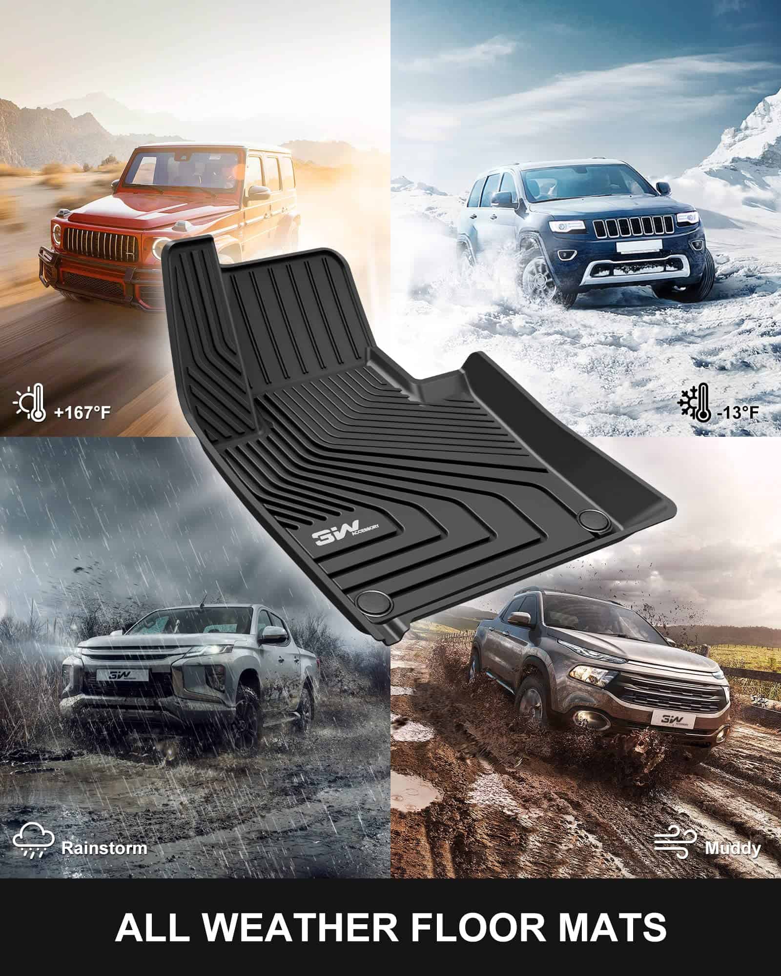 Tapetes de Piso 3W Fit Volvo XC60 2018-2024 (No para - Imagen 7