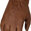 Guantes de motocicleta para hombre -Marrón