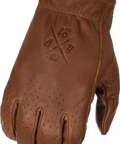 Guantes de Moto para Hombre Highway 21 Louie (Marrón,