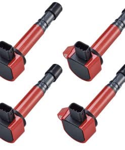 Conjunto de 4 Bobinas de Encendido Rojas Compatibles con