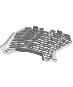 Parrilla delantera de Polaris RZR, Negro Brillante, Pieza