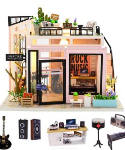 Kit de Casa de Muñecas en Miniatura DIY de Spilay con