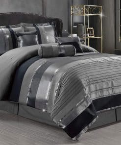 GrandLinen - Juego de Edredón de Chenilla/Jacquard Tejido