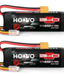 Batería Lipo HOOVO 3S 11.1V 5200mAh 100C con Conector XT90
