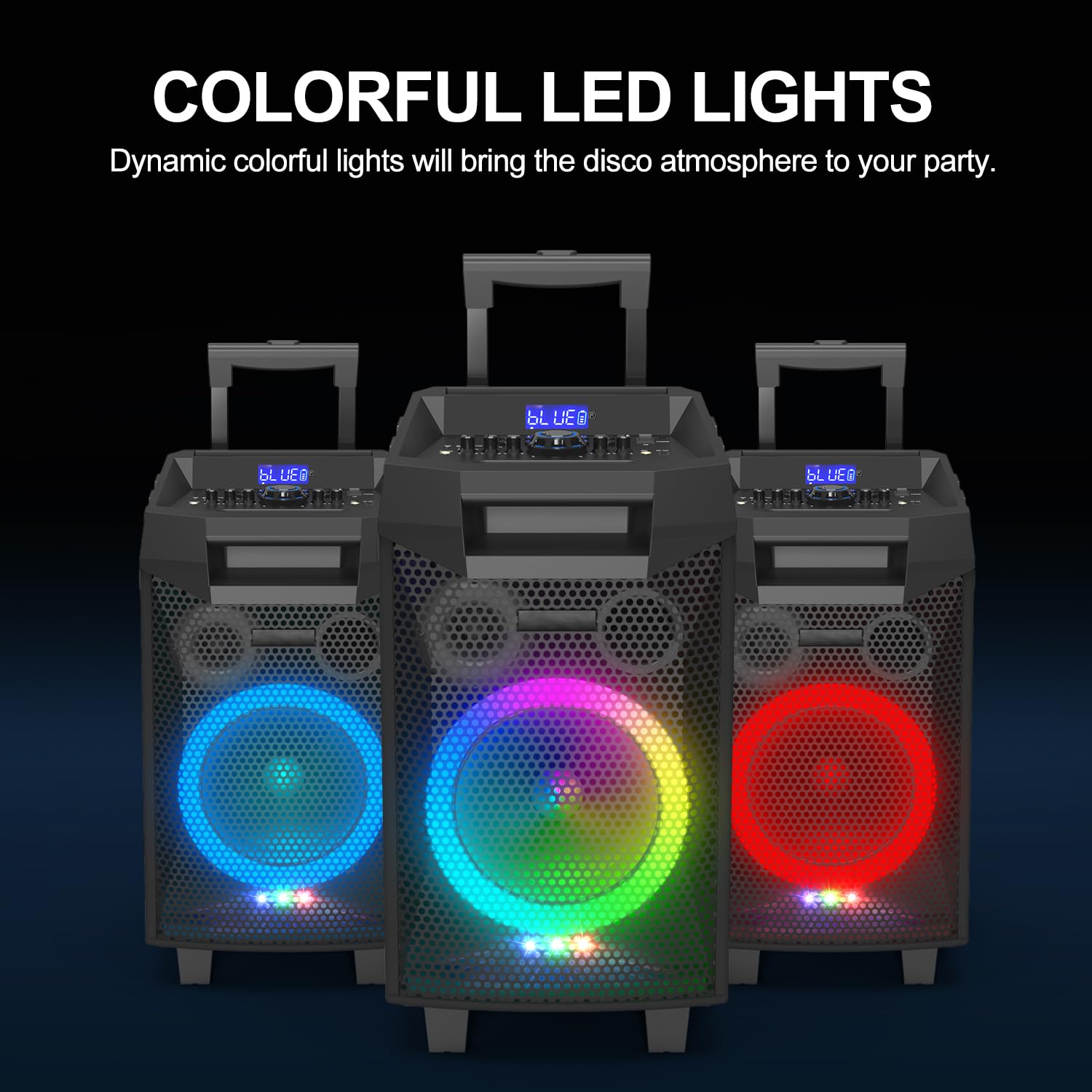 Máquina de Karaoke VeGue, Altavoz Bluetooth Sistema PA para - Imagen 4