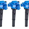 Juego de 3 Bobinas de Encendido Azul ENA Compatible con