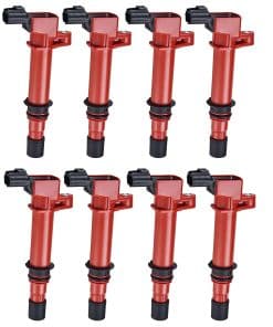 Pack de Bobinas de Encendido ENA 8 Rojo para 3.7L 3.9L 4.7L
