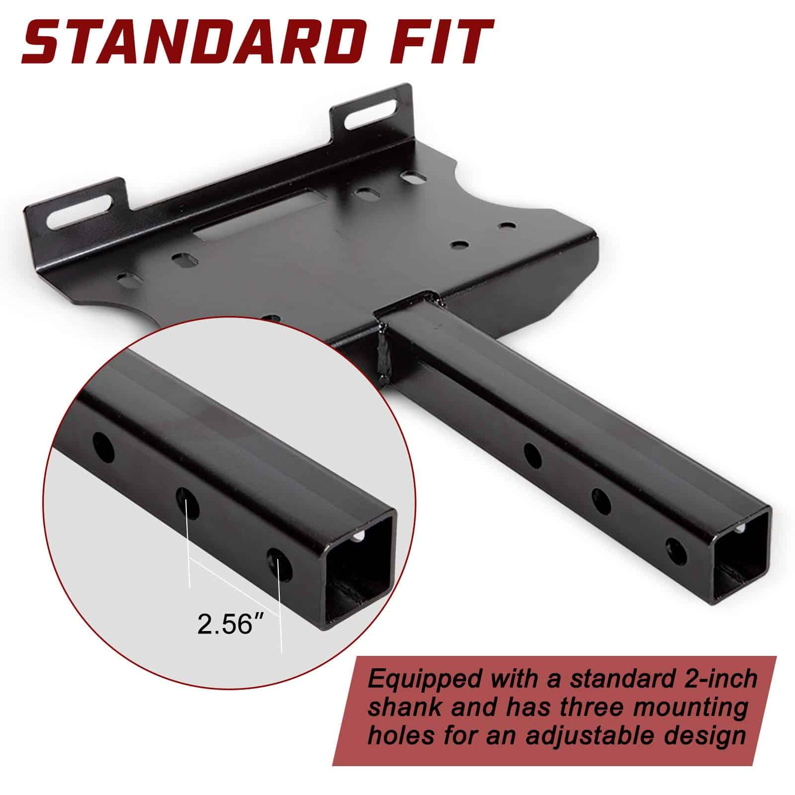 Soporte de Montaje para Malacate BUNKER INDUST 2" Receptor - Imagen 5