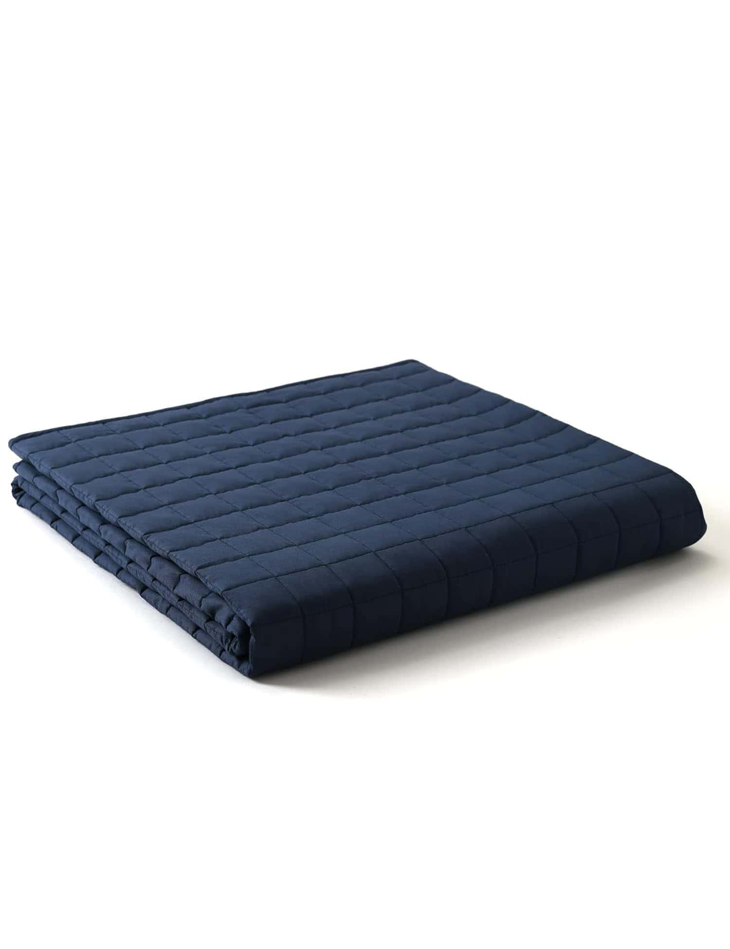 Manta Ponderada Exclusiva YnM, Algodón Calmante, -Azul Marin