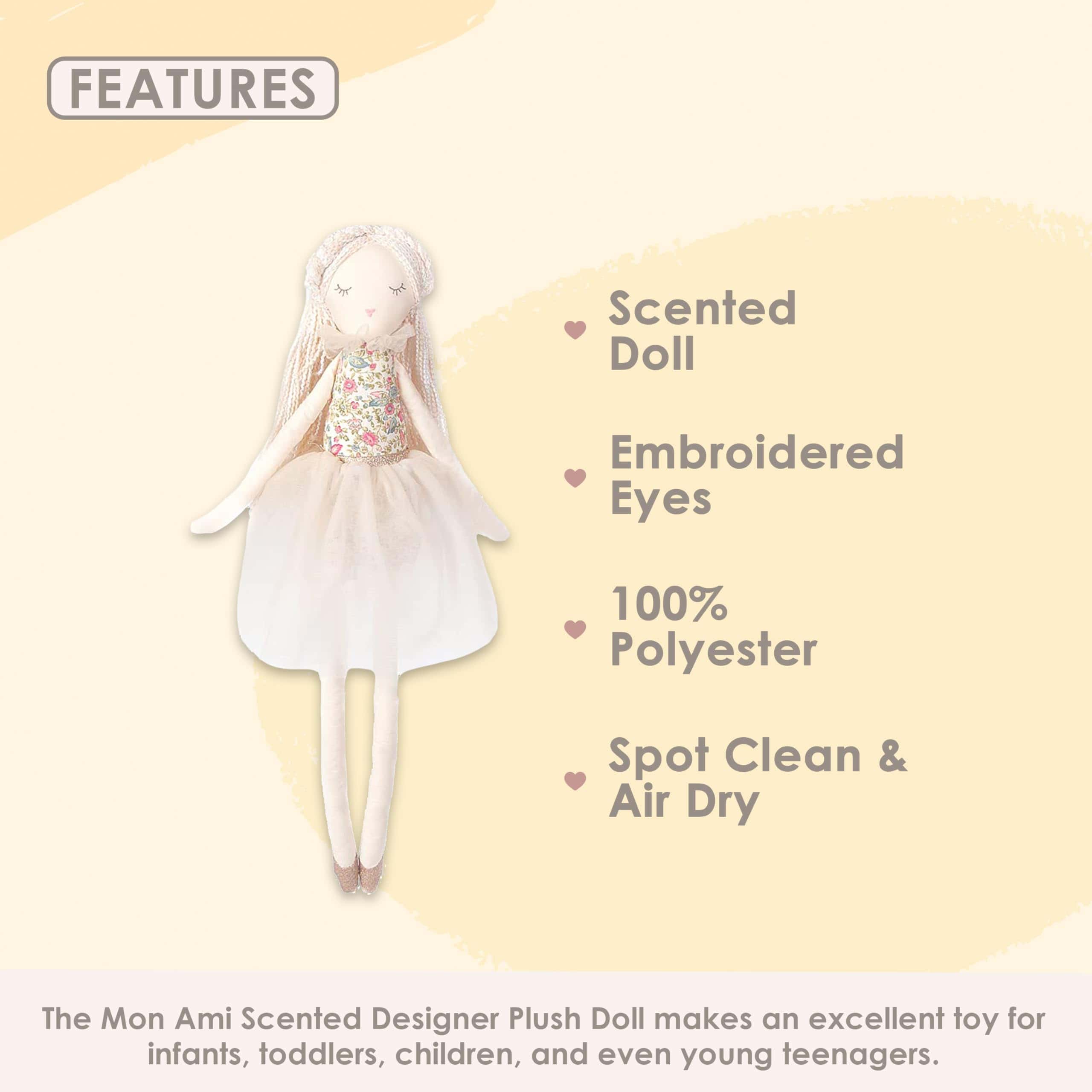 Muñeca de peluche con aroma a vainilla Mon Ami - 21", - Imagen 5