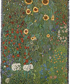 Manta Pure Country Weavers Farm Garden with Sunflowers by
