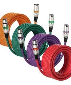 Cable XLR EBXYA de 50 pies - Cable DMX con Conector XLR