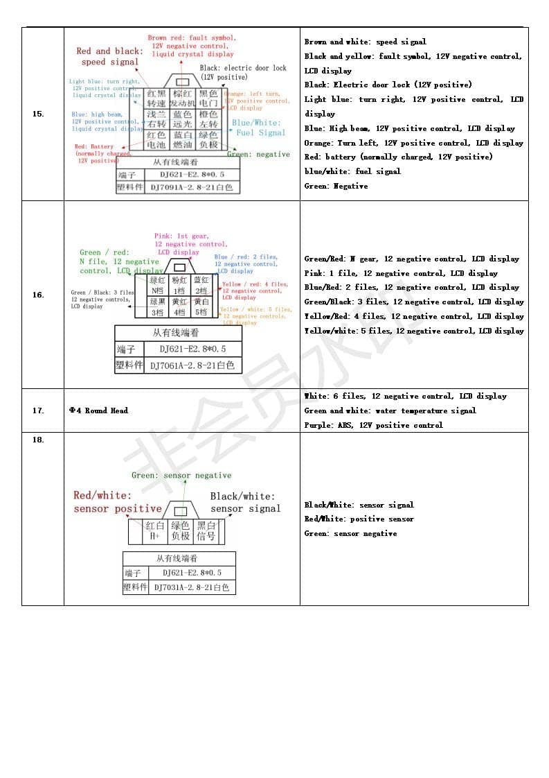 Velocímetro digital LED LCD universal para motocicleta - Imagen 9