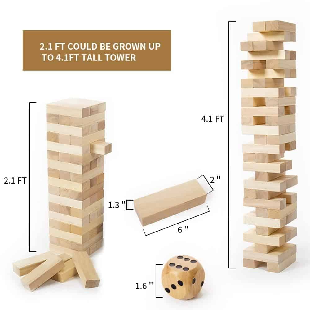 Torre Gigante Gentle Monster con Dados y Tablero de Juego, - Imagen 4