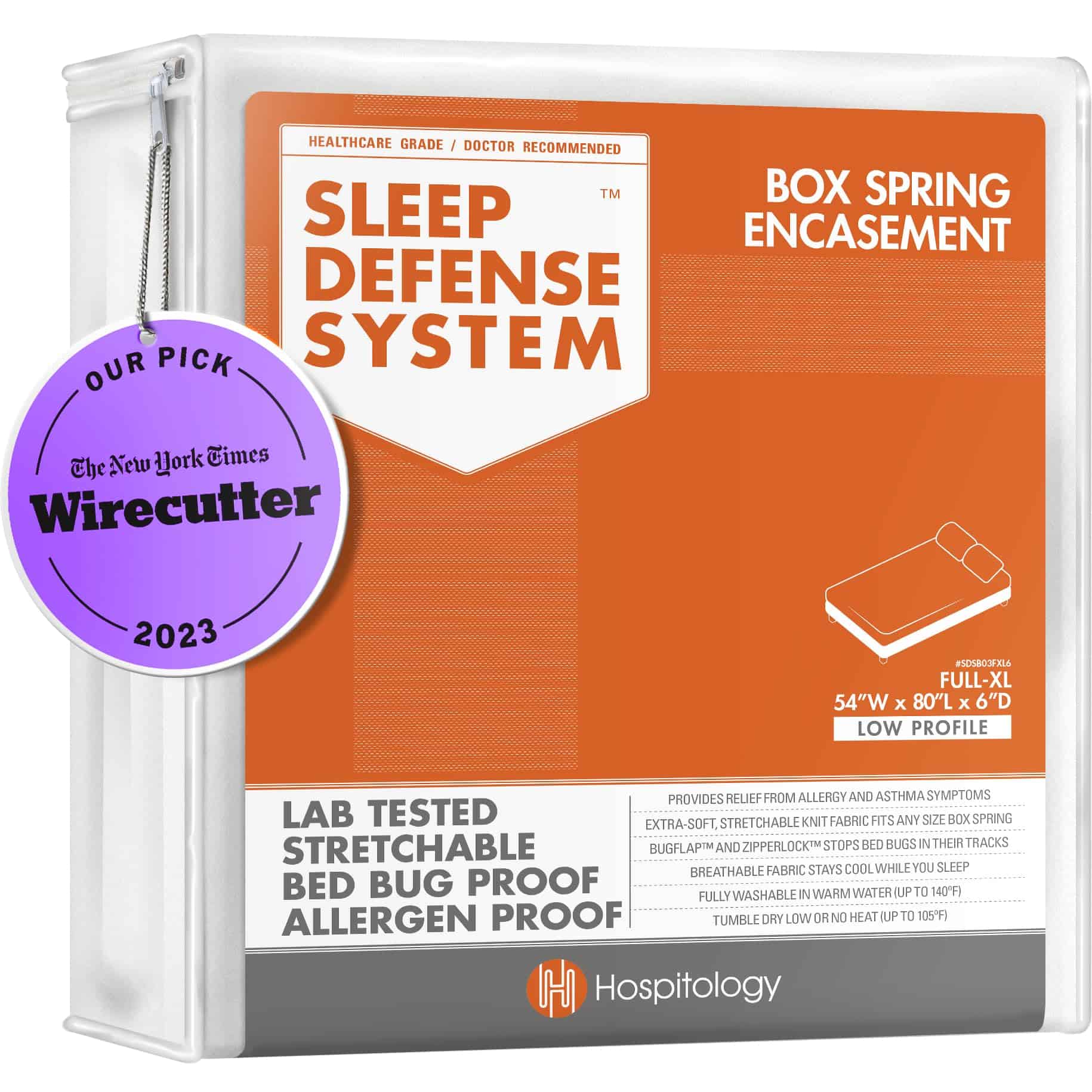 Funda de Protector de Somier HOSPITOLOGY PRODUCTS - A