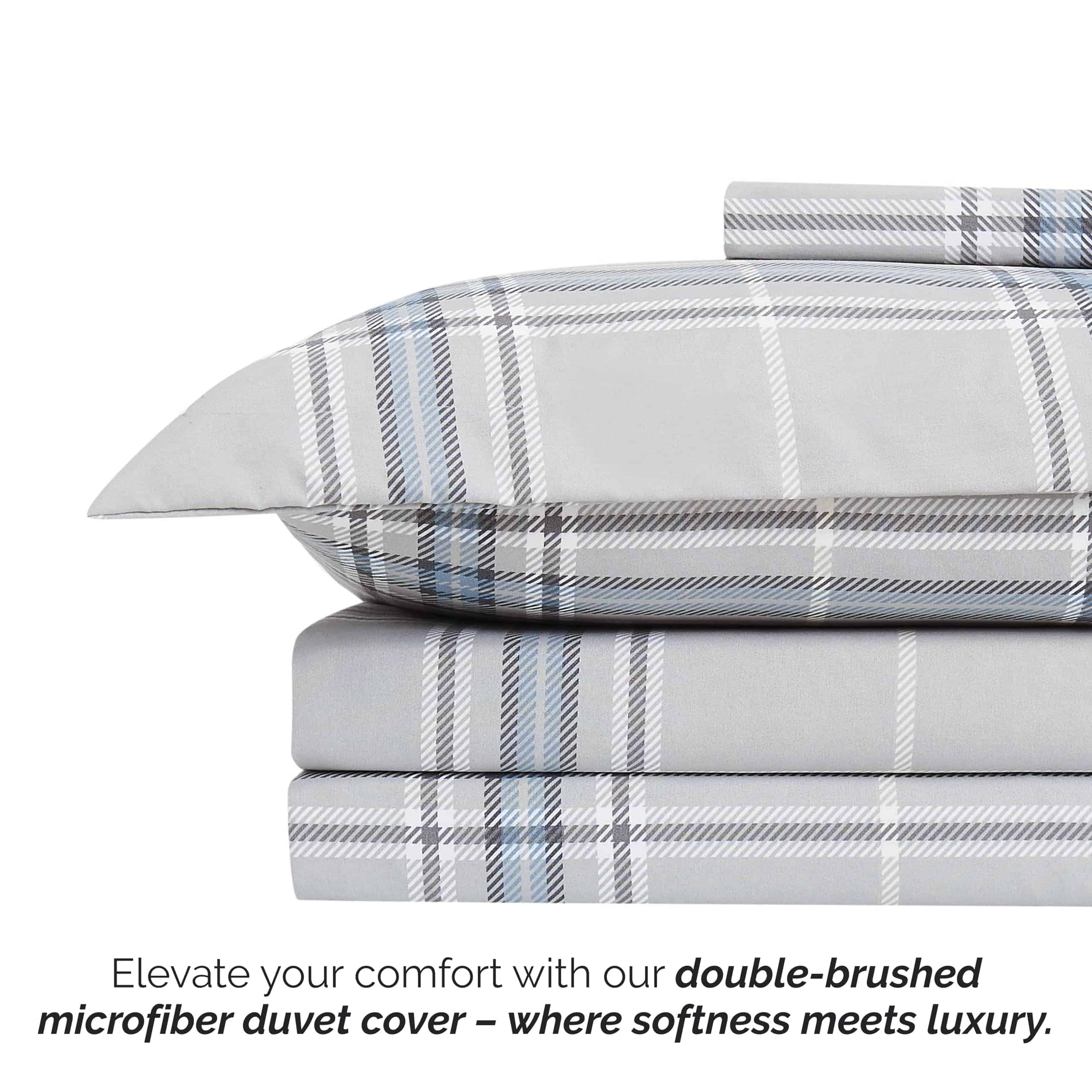 Set de Funda Nórdica Oversized Twin/XL de -Gris - Imagen 6