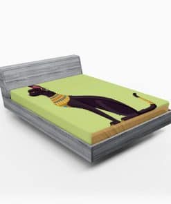 Sábana Ajustable Lunarable Egipto, Imagen -Amarillo Pálido M