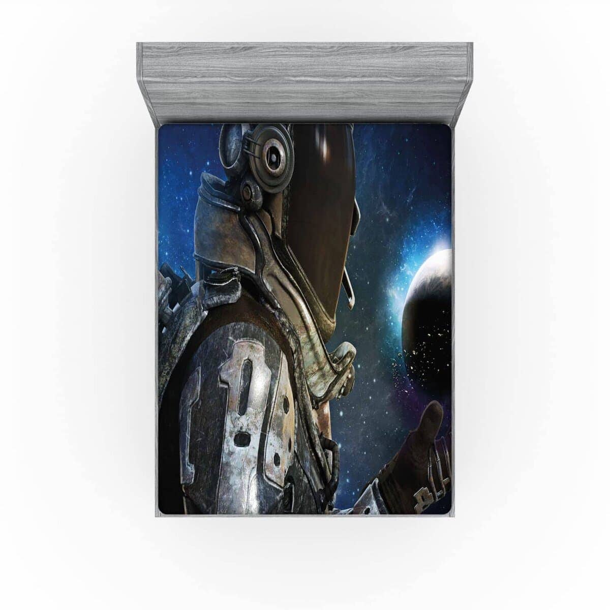 Sábana Ajustable Lunarable Espacio Exterior, Astronauta - Imagen 4