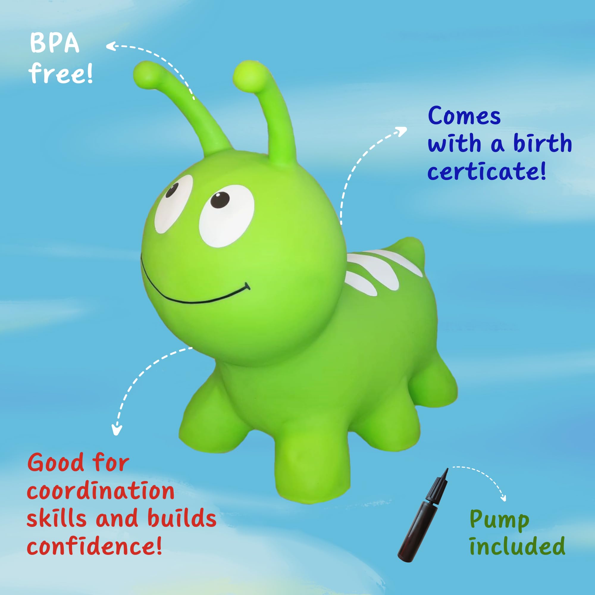 Jumpy Inflable Brincador de GERARDO - Juguete de Paseo de - Imagen 4