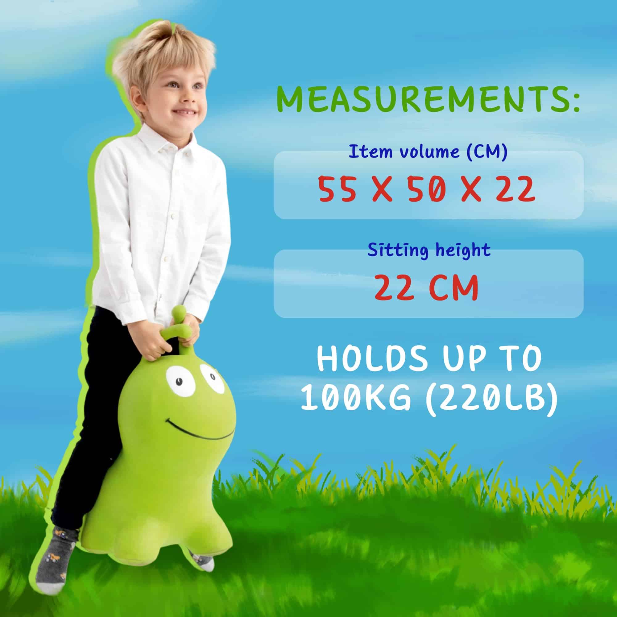 Jumpy Inflable Brincador de GERARDO - Juguete de Paseo de - Imagen 6