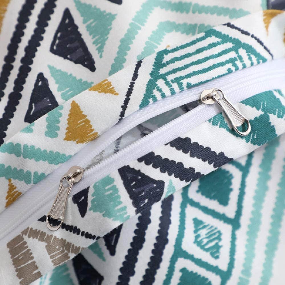 Juego de Funda Nórdica King Azteca Boho, 100% Algodón 3 pzs - Imagen 5